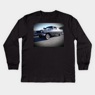 1956 Chevy Gasser Kids Long Sleeve T-Shirt